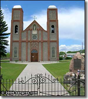 The first church built in Colorado