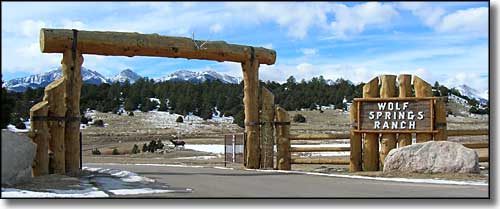 Wolf Springs Ranch gate