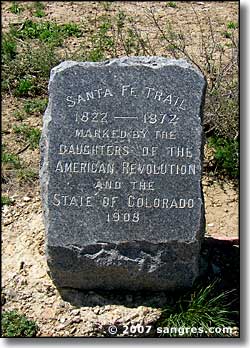 Santa Fe Trail marker