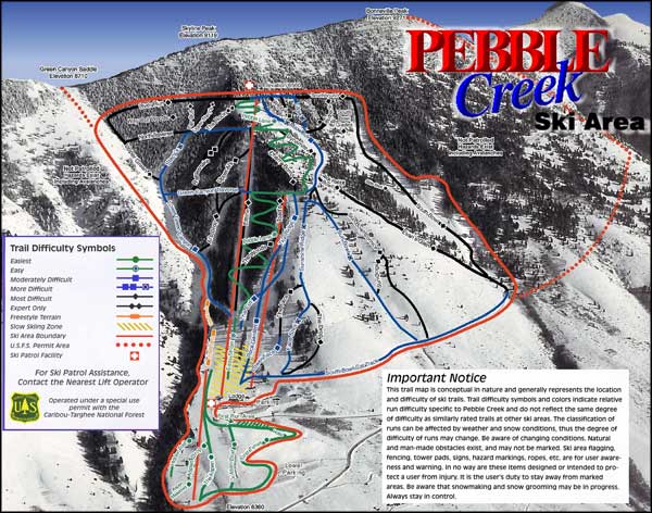 Pebble Creek Ski Area, Pocatello, Idaho