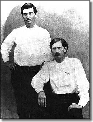 Bat Masterson and Wyatt Earp
