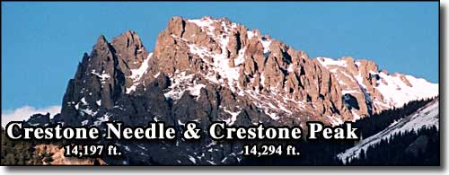 Crestone Peak and Crestone Needle