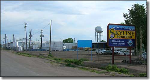 the industrial zone of Center