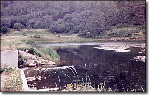 Lake Dorothey dam