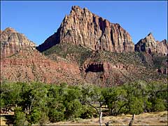 The Watchman rock formation