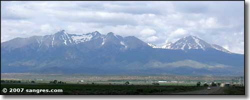 The Blanca Massif from San Luis