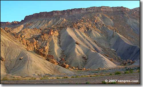 The Book Cliffs of Grand Junction, Colorado area