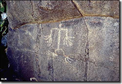 Petroglyphs in Agua Fria Canyon