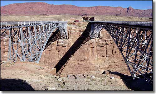The Navajo Bridges on the Fredonia-Vermilion Cliffs Scenic Road