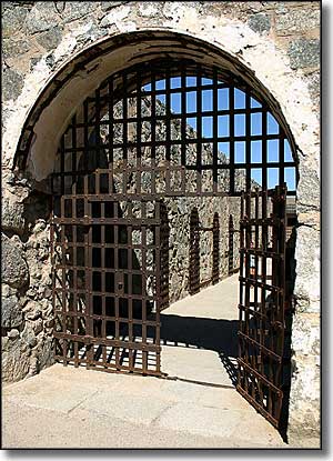 Entry gate at Yuma Territorial Prison State Historic Park
