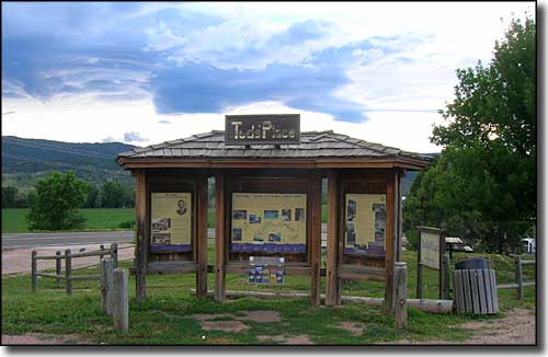 Ted's Place, beginning of the Cache la Poudre-North Park Scenic Byway