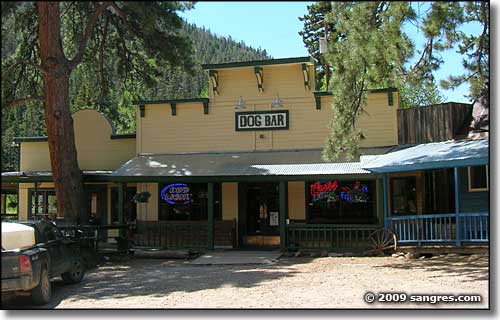 The famous Dog Bar in Cuchara, Colorado
