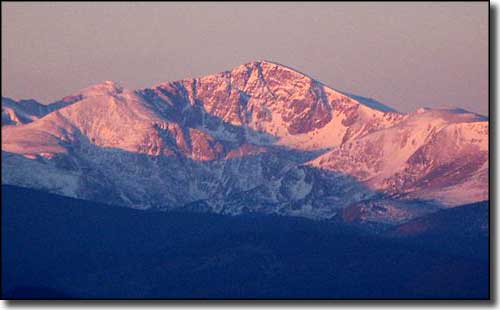 James Peak at dawn