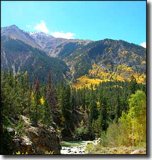 A view in the Collegiate Peaks Wilderness