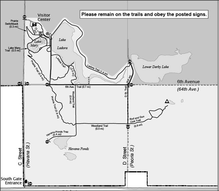 Rocky Mountain Arsenal National Wildlife Refuge trail map