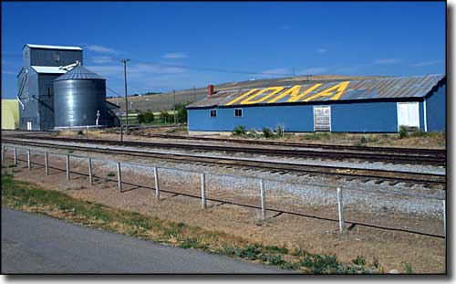 By the railroad tracks in Iona, Idaho