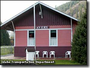Avery railroad depot