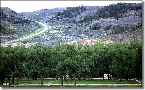 James Kipp Recreation Area in the Upper Missouri River Breaks National Monument, Montana