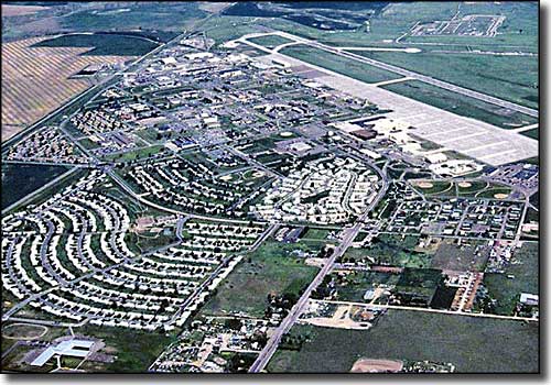 Aerial view of Malmstrom Air Force Base