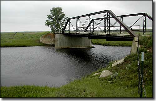 The Poplar River at Scobey, Montana