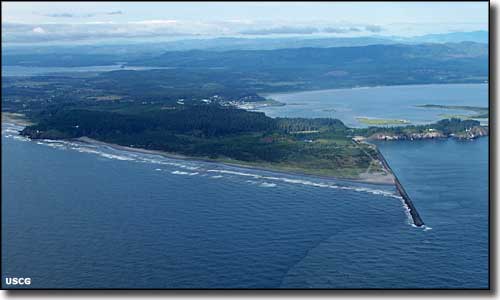 Cape Disappointment, western terminus of the Lewis and Clark Expedition