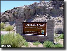 Sign at Pahranagat National Wildlife Refuge