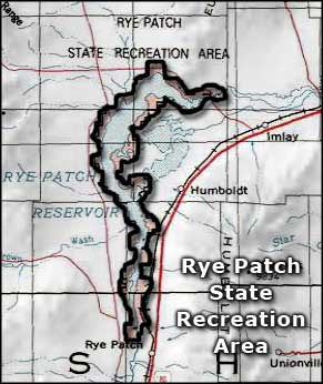 Rye Patch State Recreation Area map