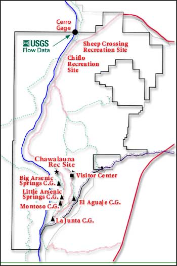 Wild Rivers Back Country Byway area map