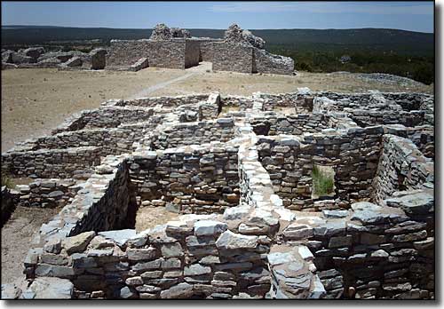 The ruins at Gran Quivira, Salinas Pueblo Missions national Monument