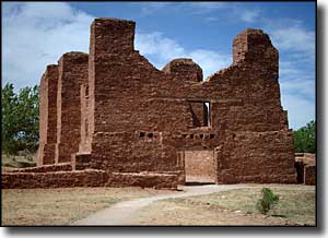 Ruins of the mission church at Quarai, Salinas Pueblo Missions National Monument