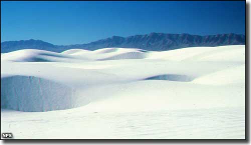 Gypsum dunes at White Sands National Monument