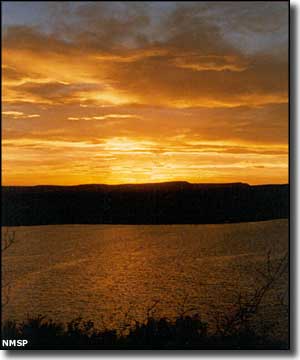 Sunset at Brantley Lake State Park