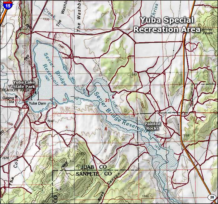 Yuba State Park area map