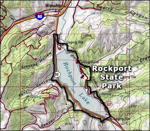 Rockport State Park map