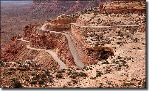 Moki Dugway, along the Trail of the Ancients