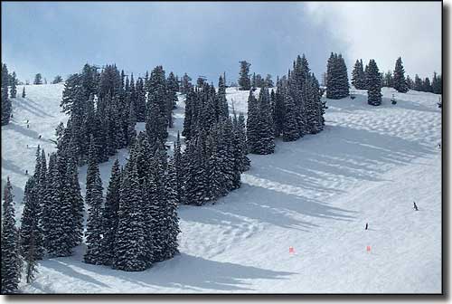 On the lower slopes of Solitude Mountain Resort