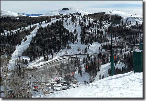 View from the Ruby Chairlift at Deer Valley Resort